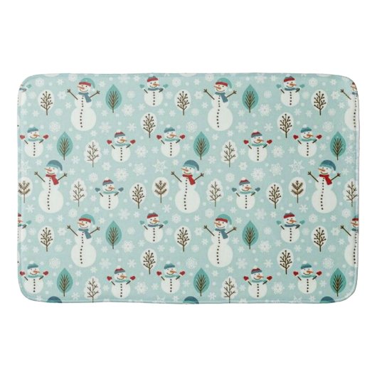 Snowman Badematte (Vorderseite)