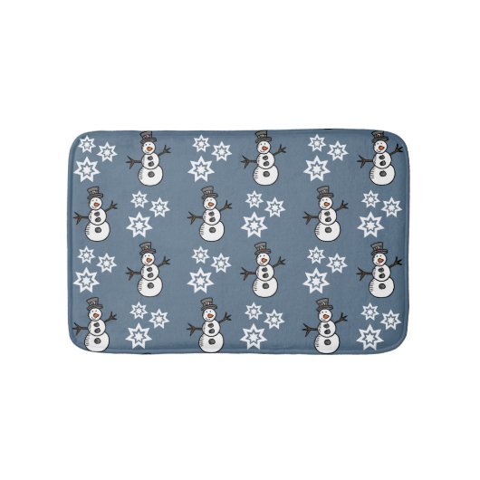 Snowman Badematte (Vorderseite)