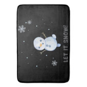 Snowman Badematte (Vorderseite Vertikal)