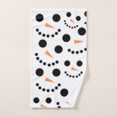 Snowman Badhandtuch Set (Handtuch)