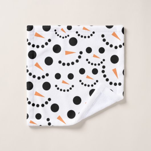 Snowman Badhandtuch Set (Waschlappen)