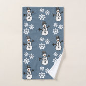 Snowman Badhandtuch Set (Handtuch)