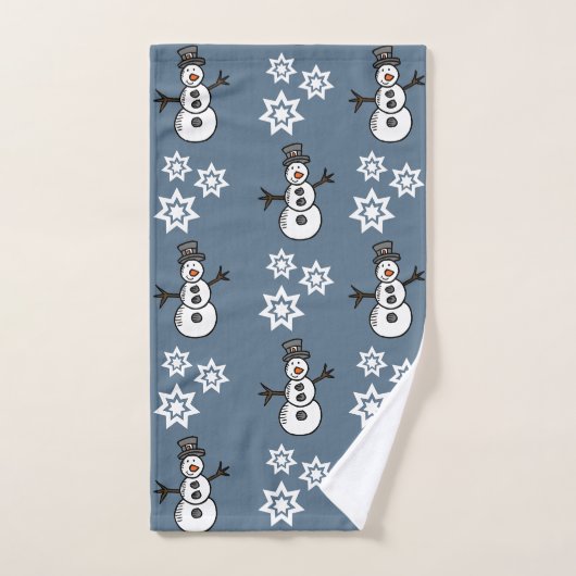 Snowman Badhandtuch Set (Handtuch)