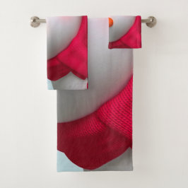 Snowman Badhandtuch Set