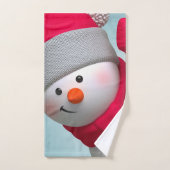 Snowman Badhandtuch Set (Handtuch)