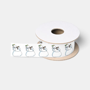 Snowman-Band Satinband