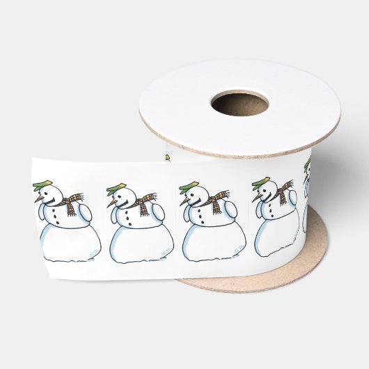 Snowman-Band Satinband (Spule)