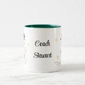 Snowman Baseball Coach Personalisiert Coffee Tasse (Mittel)