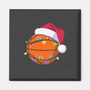 Snowman Basketball Weihnachtsfeiertag Weihnachtsfe Magnet