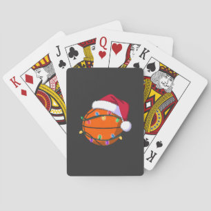 Snowman Basketball Weihnachtsfeiertag Weihnachtsfe Spielkarten
