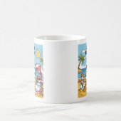 Snowman Beach Bash Kaffeetasse (Mittel)