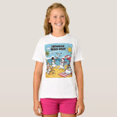 Snowman Beach Bash T-Shirt (Vorne ganz)