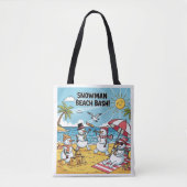 Snowman Beach Bash Tasche (Vorderseite)