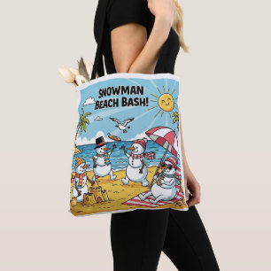 Snowman Beach Bash Tasche