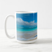 Snowman Beach Vacation Kaffeetasse (Links)