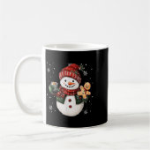 Snowman Beanie Coffee Latte Ginggerbread Merry Chr Kaffeetasse (Links)