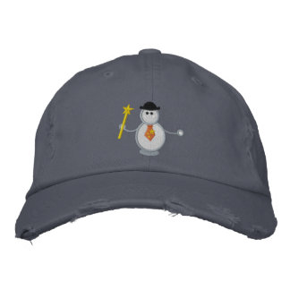 Snowman Bestickte Baseballkappe