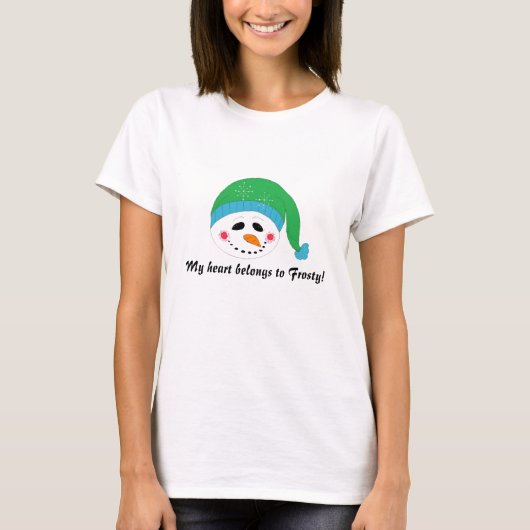 Snowman Big Grin T-Shirt (Vorderseite)