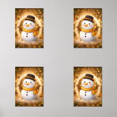 Snowman Bilderwand Sets (Vorderseite)