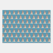 Snowman & Birds Geschenkpapier Set (Vorderseite 3)
