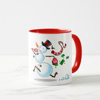 Snowman Black Friday Tasse