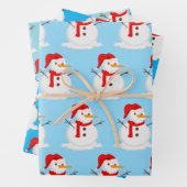 Snowman Blue Sky Wonderland Geschenkpapier Set (Beispiel)