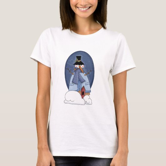 Snowman Blue Tshirts und Geschenke (Vorderseite)