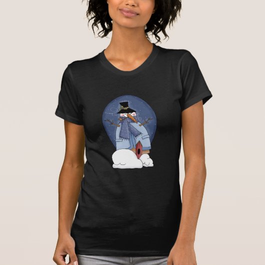 Snowman Blue Tshirts und Geschenke (Vorderseite)