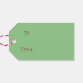 SNOWMAN BODYGUARD, CHRISTMAS KARDINAL REDBIRD GESCHENKANHÄNGER (Rückseite Horizontal)