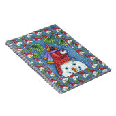 SNOWMAN BODYGUARD, CHRISTMAS KARDINAL REDBIRD NOTIZBLOCK (Rechte Seite)