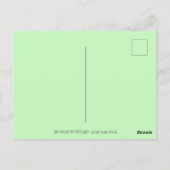 SNOWMAN BODYGUARD, CHRISTMAS KARDINAL REDBIRD POSTKARTE (Rückseite)