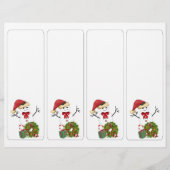 Snowman Book Marker Flyer (Vorne)