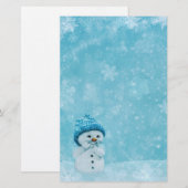 Snowman Briefpapier (Vorne/Hinten)