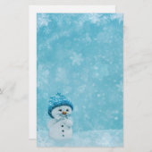 Snowman Briefpapier (Vorne/Hinten)