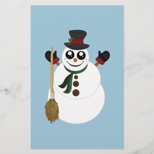 Snowman Briefpapier (Vorderseite)
