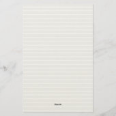 Snowman Briefpapier (Rückseite)