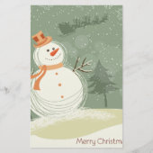 Snowman Briefpapier (Vorderseite)