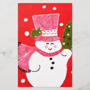 Snowman Briefpapier