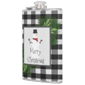 Snowman Buffalo Kariert Flask Flachmann (Links)