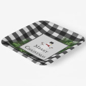 Snowman Buffalo Karierte Papierplatte Pappteller (Gewinkelt)