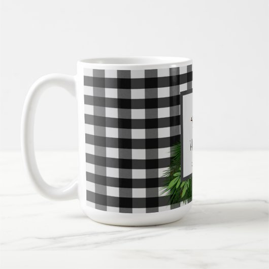 Snowman Buffalo Karierte Tasse (Links)