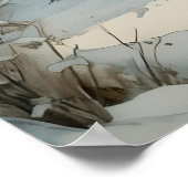 Snowman Builders Poster (Ecke)