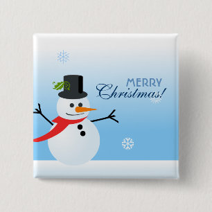 Snowman Button