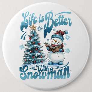 Snowman Button