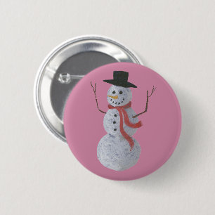 Snowman Button