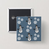 Snowman Button (Vorne & Hinten)