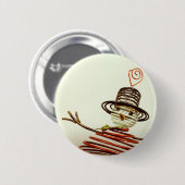Snowman Button (Vorne & Hinten)