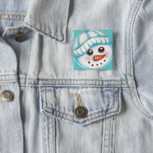 Snowman Button