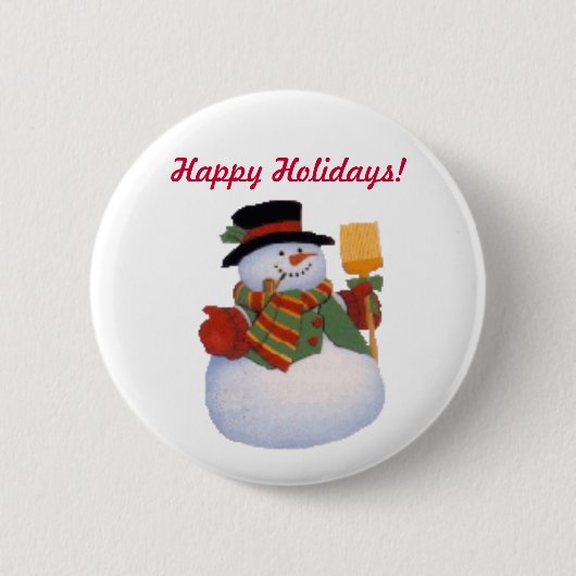 Snowman Button (Vorderseite)