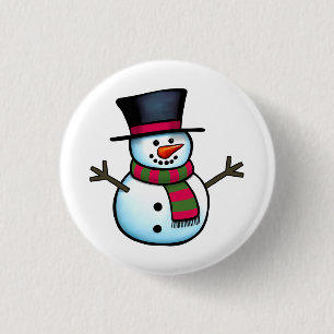 Snowman Button